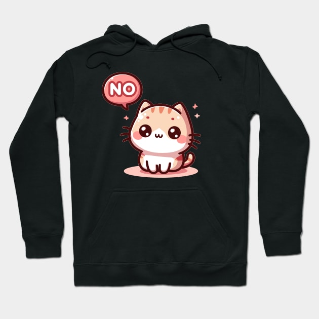 Whimsy Denial Kitty Hoodie by PhotoSphere